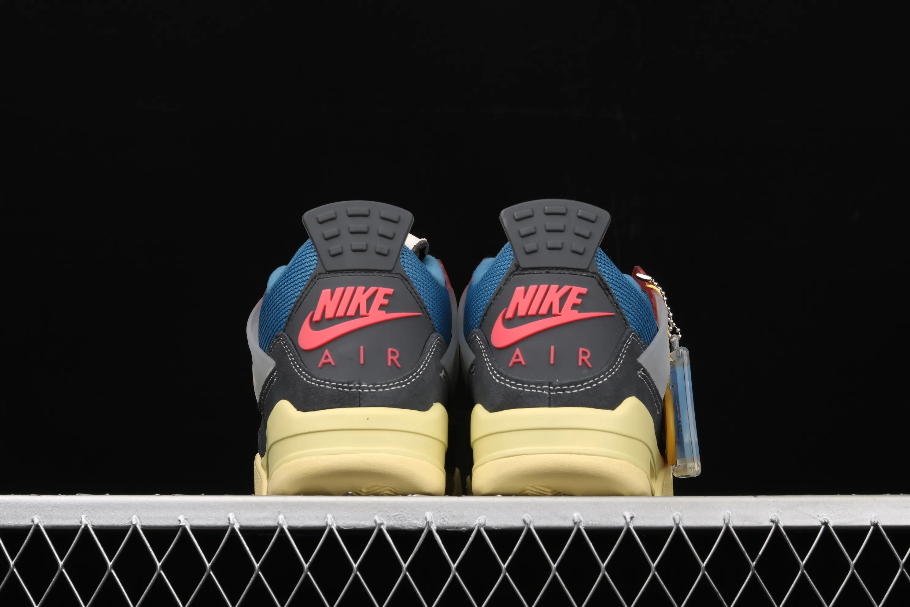 All categories Air Jordan Jordan series basketball shoes Air Jordan 4 G version Union LA x Air Jordan 4 Retro "Off Noir" AJ4 Joe 4 Union Gray and Blue Knights DC9533-001